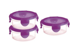 Lock & Safe Container 230R (230 ml) (Purple)